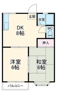 ベースシャローム【2階】の間取り