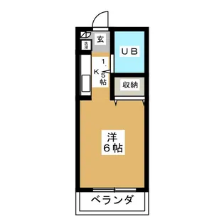 マンションカトレア【2階】の間取り