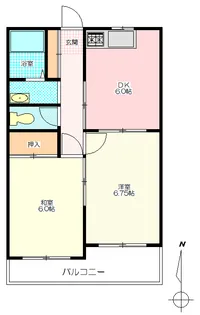 ラ・フランセ【2階】の間取り