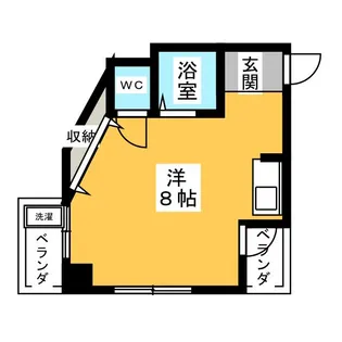 ドームマンション【2階】の間取り