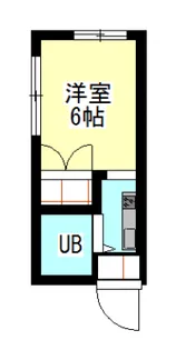スカイハイツ【2階】の間取り