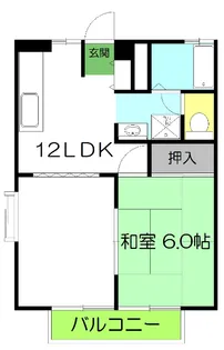フォブール西秦【2階】の間取り