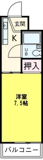 アネックス安井【5階】の間取り