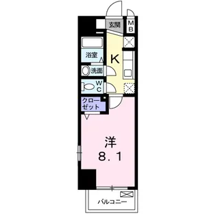 M&K.ホープマンション【4階】の間取り