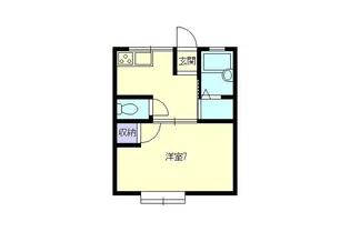 フレンズ長岡II【1階】の間取り