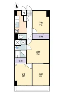 ドム本厚木【4階】の間取り