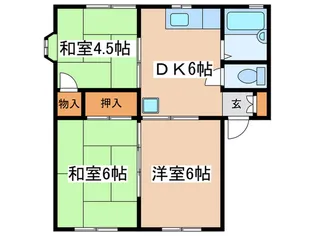 MINAMIハイツ【1階】の間取り