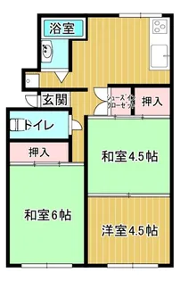 シンフォニー石坂I【2階】の間取り