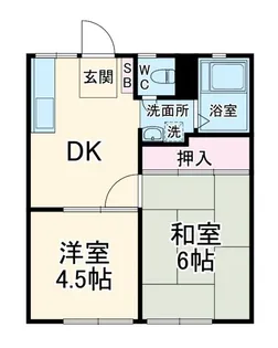 アカギハイツ【2階】の間取り