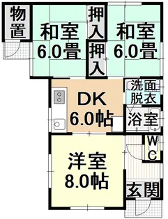 青森県八戸市下長1【一戸建】の間取り