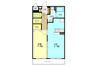 マエストロ斎宮【3階】の間取り