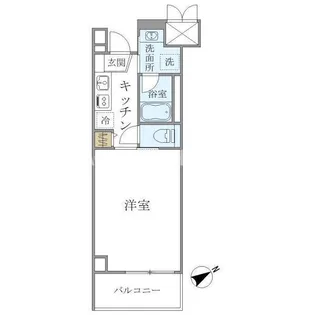 大阪府大阪市東住吉区北田辺4【マンション】の間取り