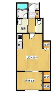 ソラハウス植松【1階】の間取り