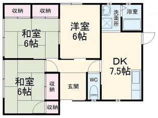 静岡県浜松市中央区蜆塚3【一戸建】の間取り
