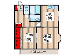 レオ・メリ-ハイツ【2階】の間取り