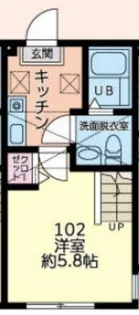 神奈川県綾瀬市大上6【アパート】の間取り