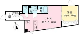 COEUR BLANC八幡山【3階】の間取り
