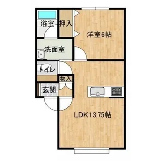 ビオラ2007【1階】の間取り