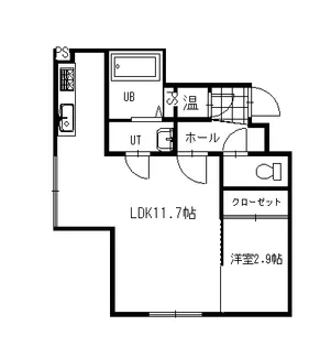 グランコンフォート双葉【3階】の間取り