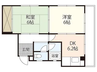 パークハイツ高須【2階】の間取り
