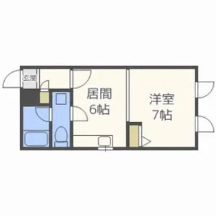ファーストコート美園【3階】の間取り
