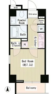 ステューディオ神保町II【6階】の間取り