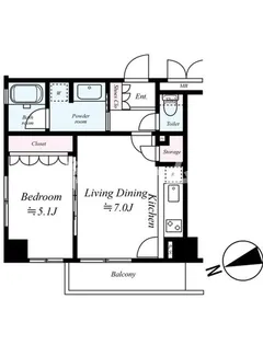 東京都板橋区常盤台3【マンション】の間取り