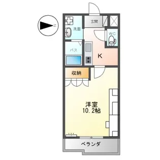 セピアローズII【1階】の間取り