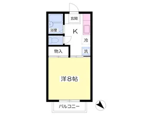 プレジール山の寺【2階】の間取り