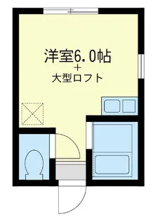 1Rの間取り画像