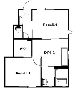 リーガル花みづき【1階】の間取り