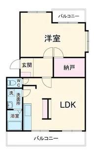 グランドール犬山【4階】の間取り
