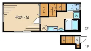 Bonheur Chouette【2階】の間取り