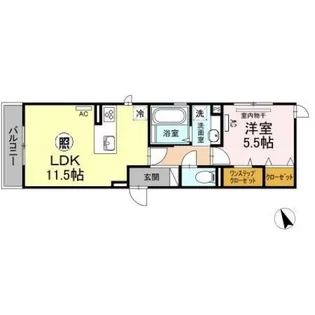 GRANDEARCHE(グランダルシュ)【3階】の間取り