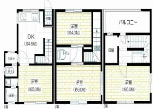 東京都大田区中央4【一戸建】の間取り