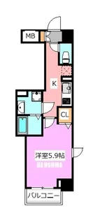 東京都北区田端4【マンション】の間取り
