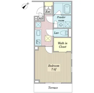 フォレ・グラース【1階】の間取り