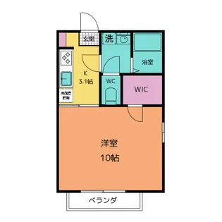 シーハイツ久里浜【2階】の間取り