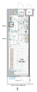 ブライズ北綾瀬【5階】の間取り