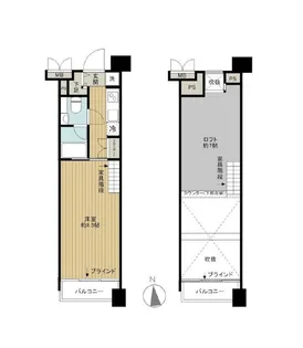 ZOOM麻布十番【2階】の間取り