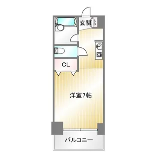 1Kの間取り画像