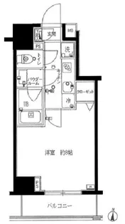 スカイコートパレス三ノ輪【5階】の間取り