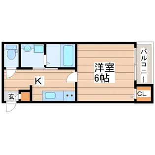 アーバン清水沼【1階】の間取り