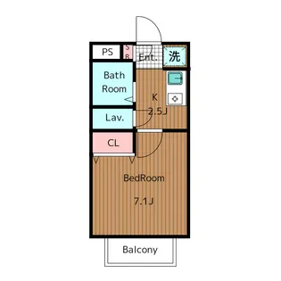 東京都世田谷区代沢4【アパート】の間取り