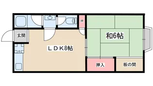 パインリーフ東三国【3階】の間取り