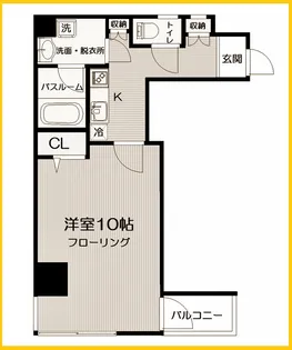 ビーヴァリー北【9階】の間取り