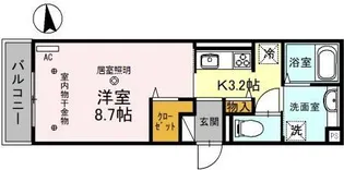 埼玉県戸田市大字新曽【アパート】の間取り