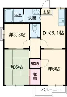 ベルテック須屋I【2階】の間取り
