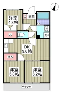 メゾンタジマ【1階】の間取り