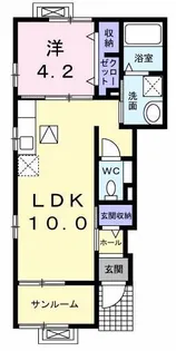 フリーデMFII【1階】の間取り
